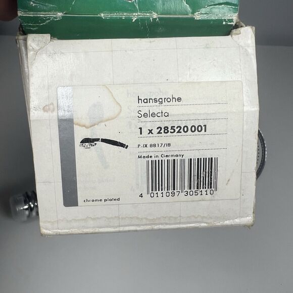 Hansgrohe Selecta Shower head Chrome Medium #28520001 Open Box - Picture 3 of 11